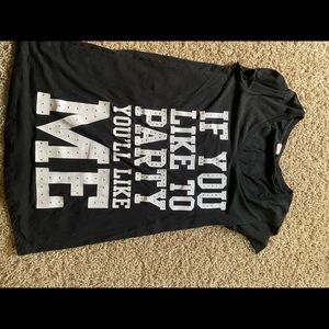 Black Victoria’s Secret shirt